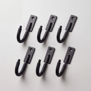 Utility Wall Hooks, 6-Pack