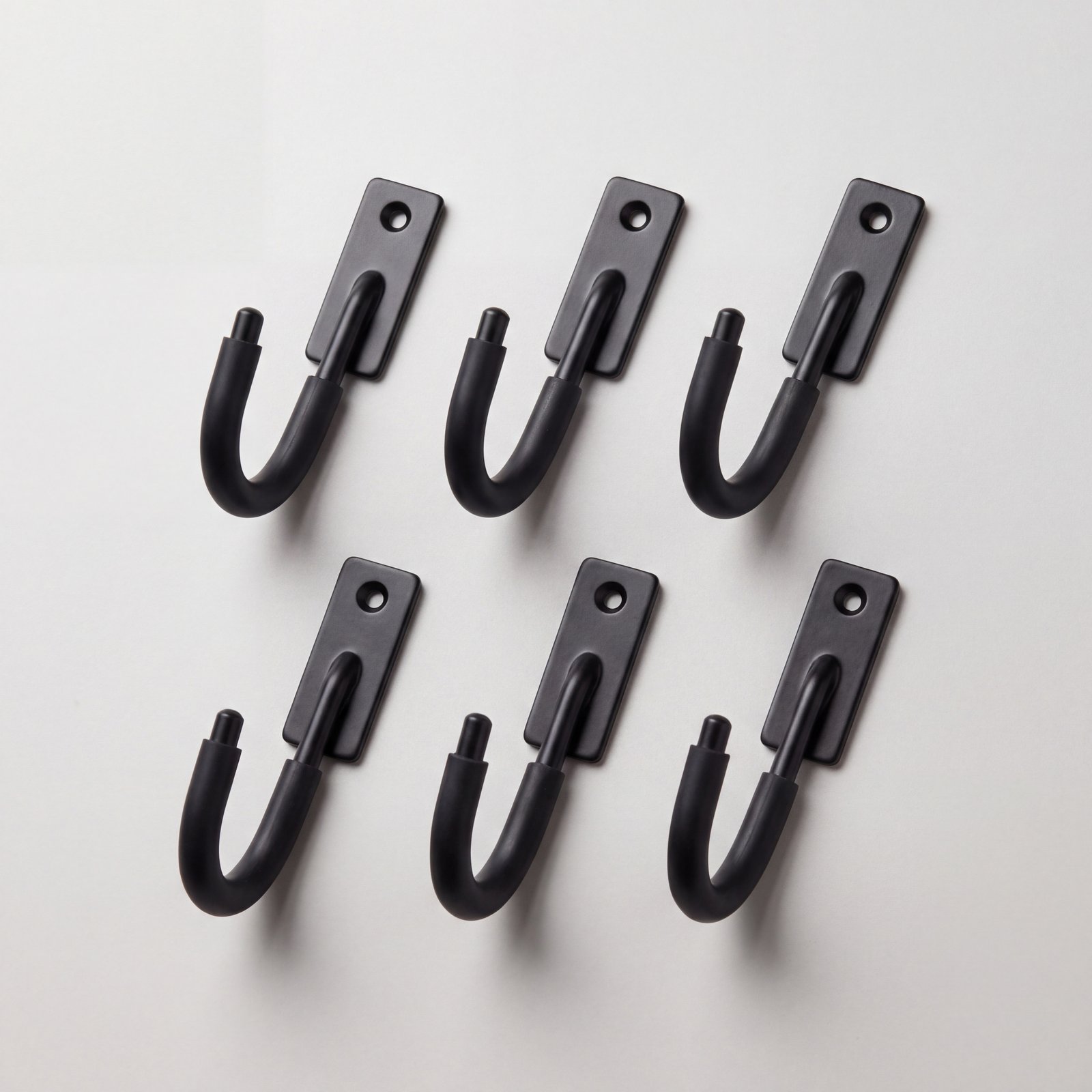 Utility Wall Hooks, 6-Pack